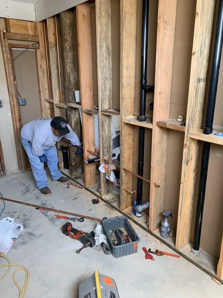 Commercial rough-in plumbing for Gas Line Repair in Holly Park Estates